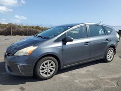 Toyota Prius salvage cars for sale: 2012 Toyota Prius V