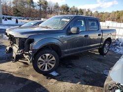 Salvage cars for sale from Copart Exeter, RI: 2018 Ford F150 Supercrew