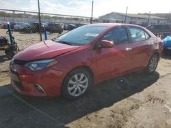 Toyota Corolla salvage cars for sale: 2015 Toyota Corolla L