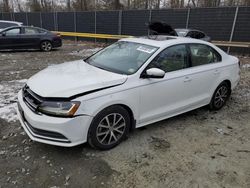 Volkswagen salvage cars for sale: 2017 Volkswagen Jetta SE