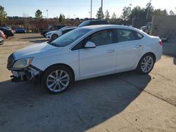 Buick Verano salvage cars for sale: 2012 Buick Verano