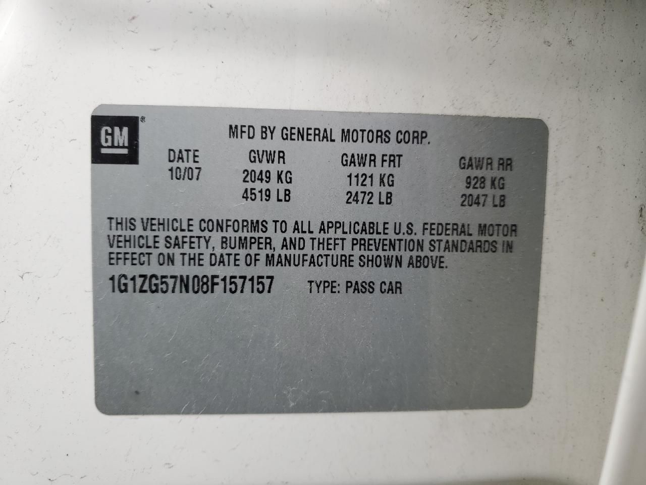 2008 Chevrolet Malibu ls