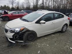 KIA salvage cars for sale: 2015 KIA Forte LX