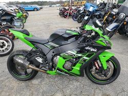 Salvage cars for sale from Copart Austell, GA: 2016 Kawasaki ZX1000 S