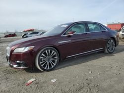 Lincoln salvage cars for sale: 2019 Lincoln Continental Reserve