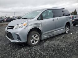 Toyota Sienna le salvage cars for sale: 2020 Toyota Sienna LE