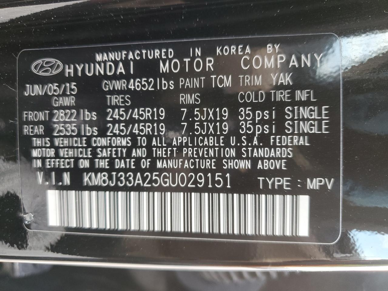 2016 Hyundai Tucson Limited