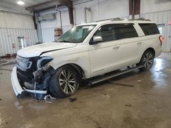 Vehiculos salvage en venta de Copart Franklin, WI: 2020 Ford Expedition Max Platinum