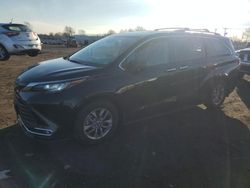 Toyota Sienna xle salvage cars for sale: 2022 Toyota Sienna XLE