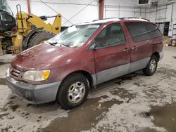 Toyota salvage cars for sale: 2003 Toyota Sienna LE