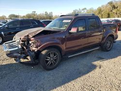 Ford Explorer salvage cars for sale: 2007 Ford Explorer Sport Trac Limited