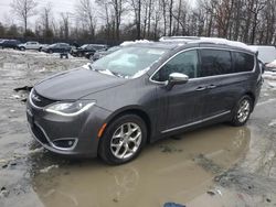 Chrysler salvage cars for sale: 2017 Chrysler Pacifica Limited