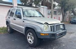 Jeep salvage cars for sale: 2002 Jeep Liberty Sport