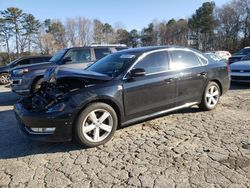 Volkswagen salvage cars for sale: 2015 Volkswagen Passat S