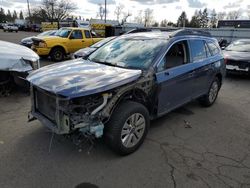 Subaru salvage cars for sale: 2015 Subaru Outback 2.5I Premium