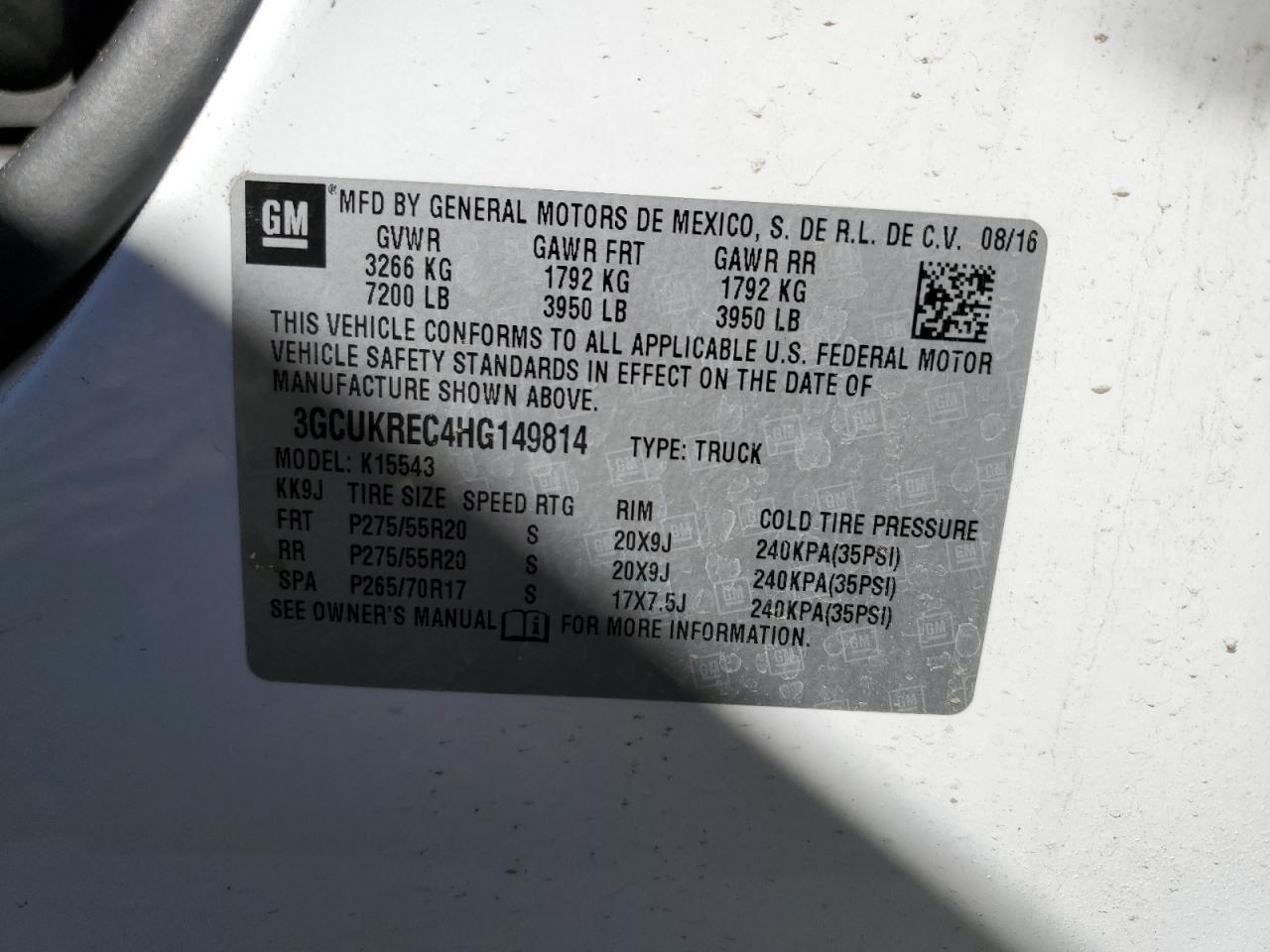 2017 Chevrolet Silverado K1500 LT