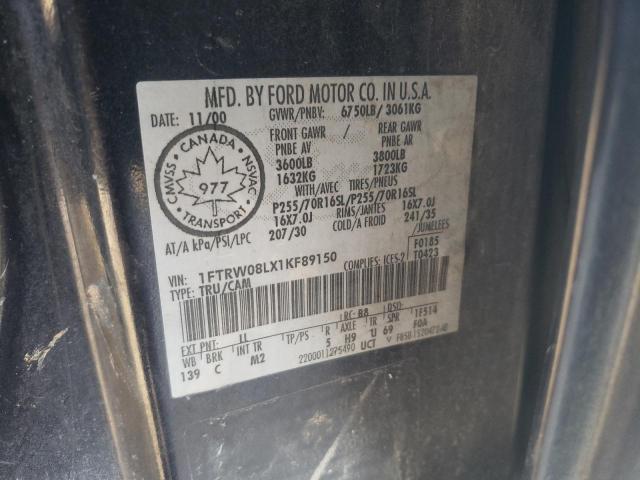 2001 Ford F150 Supercrew