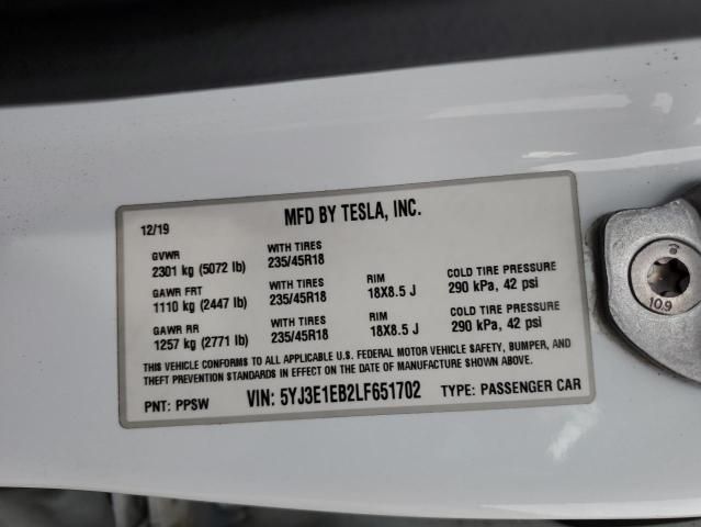 2020 Tesla Model 3