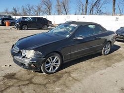 Mercedes-Benz salvage cars for sale: 2009 Mercedes-Benz CLK 350