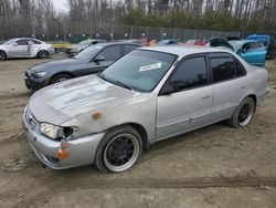 Toyota Corolla salvage cars for sale: 2002 Toyota Corolla CE