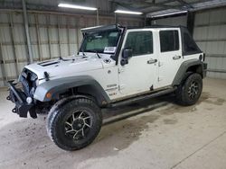 Jeep Wrangler salvage cars for sale: 2016 Jeep Wrangler Unlimited Sport