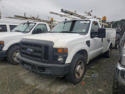 Salvage trucks for sale at Shreveport, LA auction: 2008 Ford F350 SRW Super Duty