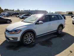 Volkswagen Golf salvage cars for sale: 2019 Volkswagen Golf Alltrack S