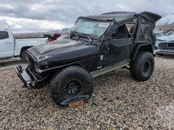 Jeep Wrangler salvage cars for sale: 2002 Jeep Wrangler / TJ X