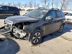 Subaru Forester salvage cars for sale: 2018 Subaru Forester 2.5I Premium