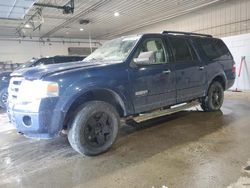 Ford Expedition salvage cars for sale: 2008 Ford Expedition EL XLT