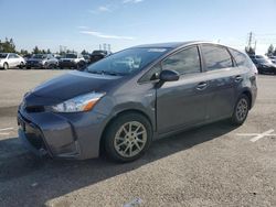 Salvage cars for sale from Copart Rancho Cucamonga, CA: 2017 Toyota Prius V