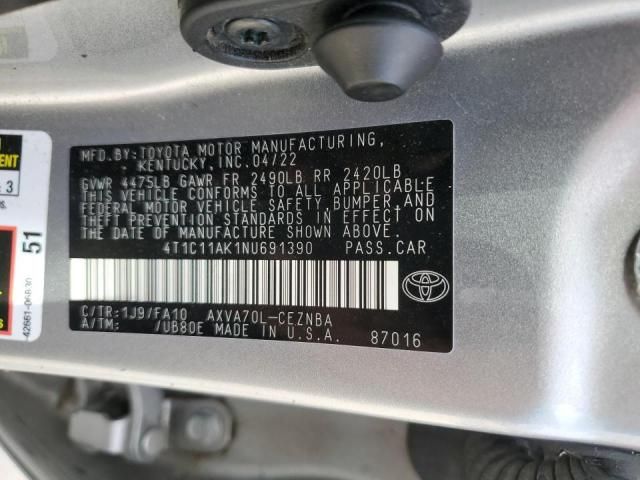 2022 Toyota Camry LE