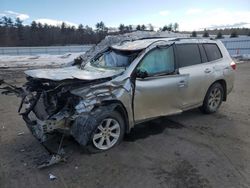 Toyota Highlander salvage cars for sale: 2012 Toyota Highlander Base