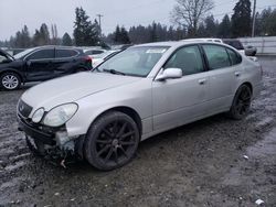 Salvage cars for sale from Copart Graham, WA: 2003 Lexus GS 430