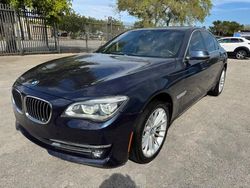 BMW 7 Series salvage cars for sale: 2015 BMW 750 XI