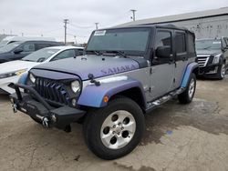 Jeep salvage cars for sale: 2015 Jeep Wrangler Unlimited Sahara