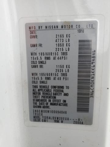 2019 Nissan 2019 Niss Nv200 Compact Cargo