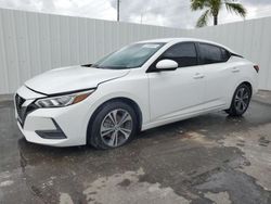 Nissan Sentra salvage cars for sale: 2021 Nissan Sentra SV