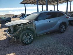 Toyota Highlander Vehiculos salvage en venta: 2020 Toyota Highlander Platinum