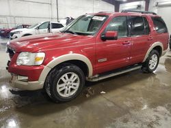 Ford Explorer salvage cars for sale: 2008 Ford Explorer Eddie Bauer