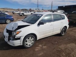 Pontiac salvage cars for sale: 2003 Pontiac Vibe