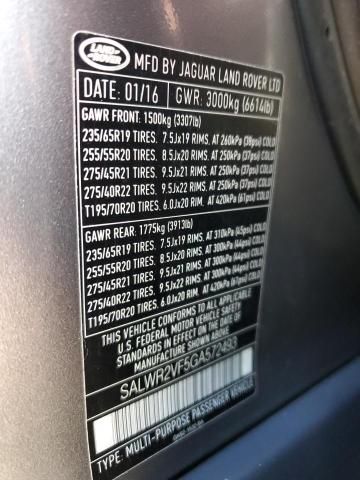 2016 Land Rover Range Rover Sport HSE