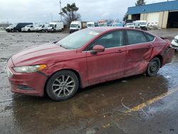 Ford Fusion salvage cars for sale: 2017 Ford Fusion SE