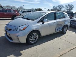 Salvage cars for sale from Copart Sacramento, CA: 2012 Toyota Prius V