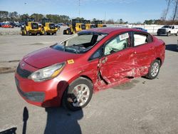 Salvage cars for sale from Copart Dunn, NC: 2013 KIA Rio LX