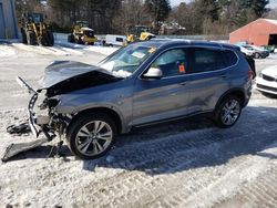 Salvage cars for sale from Copart Mendon, MA: 2013 BMW X3 XDRIVE35I