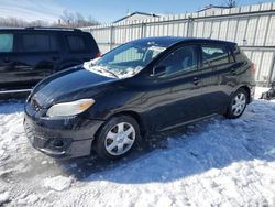 Salvage cars for sale from Copart Albany, NY: 2009 Toyota Corolla Matrix S