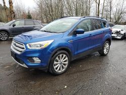 Salvage cars for sale from Copart Portland, OR: 2019 Ford Escape SEL