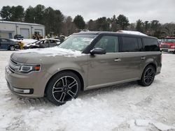 Salvage cars for sale from Copart Mendon, MA: 2013 Ford Flex Limited