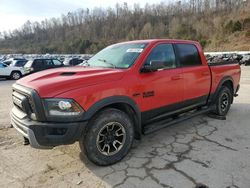 Salvage trucks for sale at Hurricane, WV auction: 2017 Dodge RAM 1500 Rebel